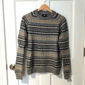 Crewneck Fair Isle Sweater